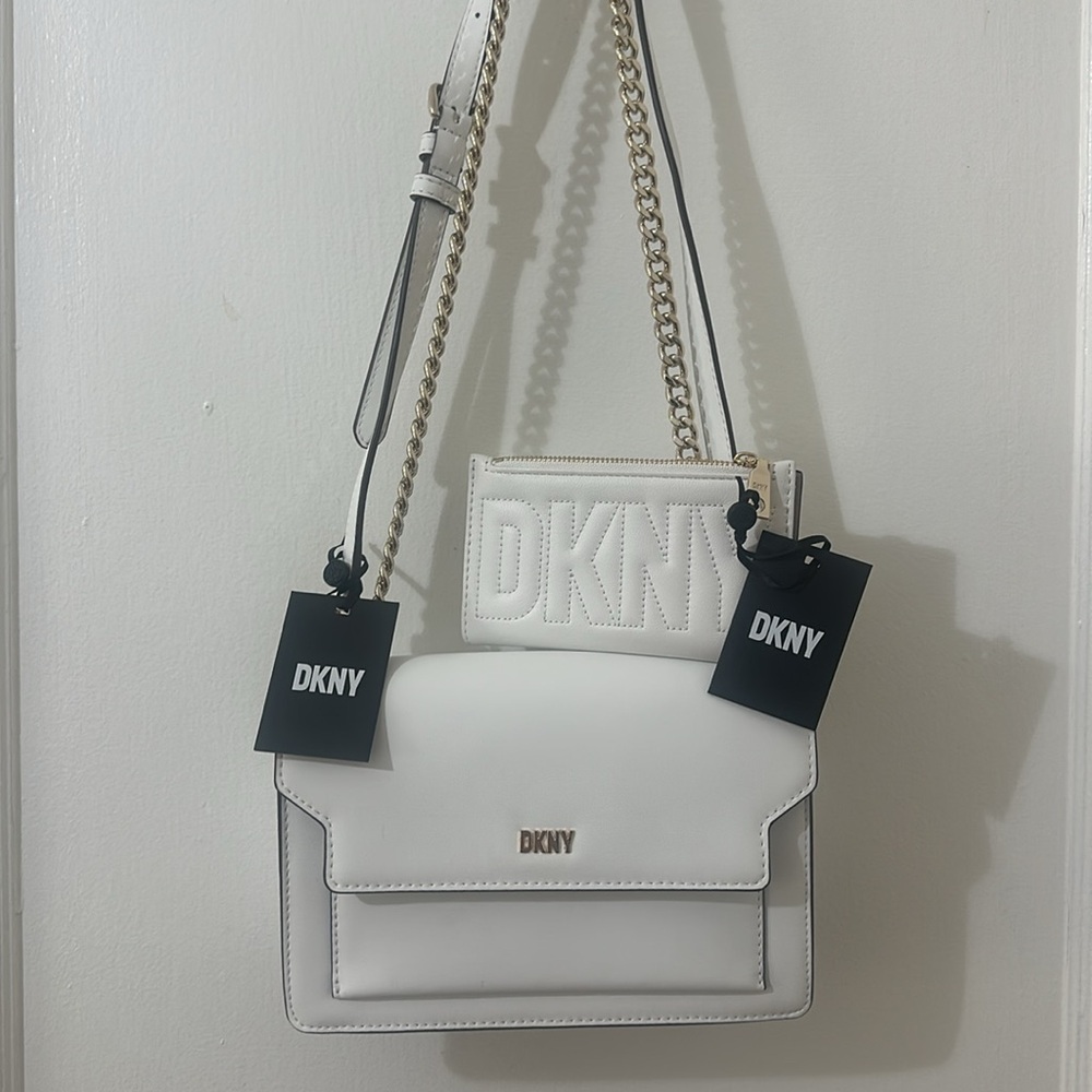 DKNY “Bryant” Crossbody + DKNY wallet
